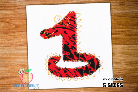 1st Birthday Cartoon Dinosaur