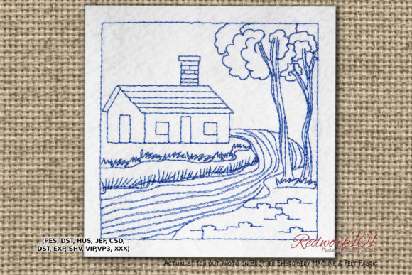 House Side of River Embroidery Design Review