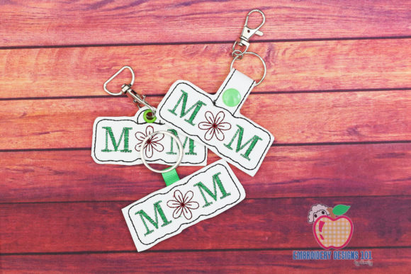 Mom in the Hoop Keyfob
