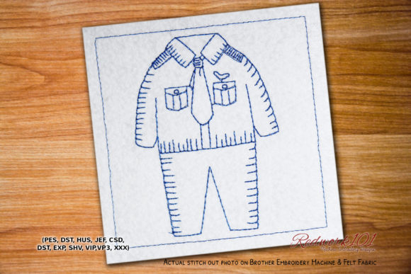 Pilot Suit Lineart Design