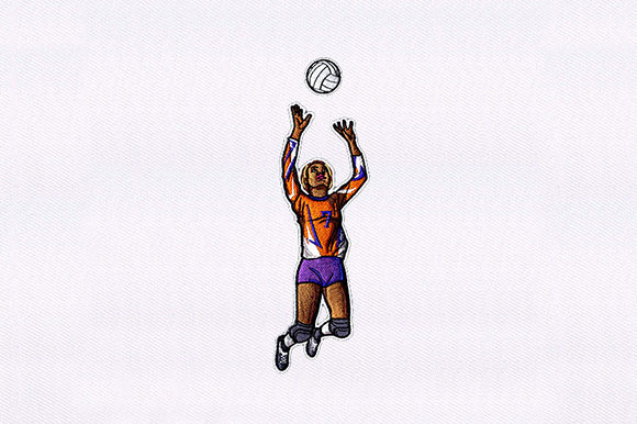 Volley Playing Woman