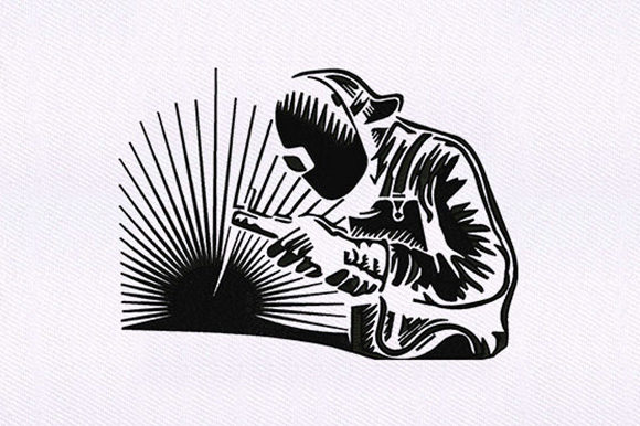 Welding Handyman Embroidery Design