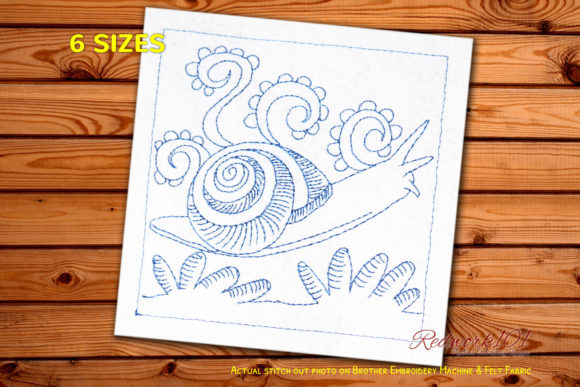 White-lipped Snail Embroidery Design Review
