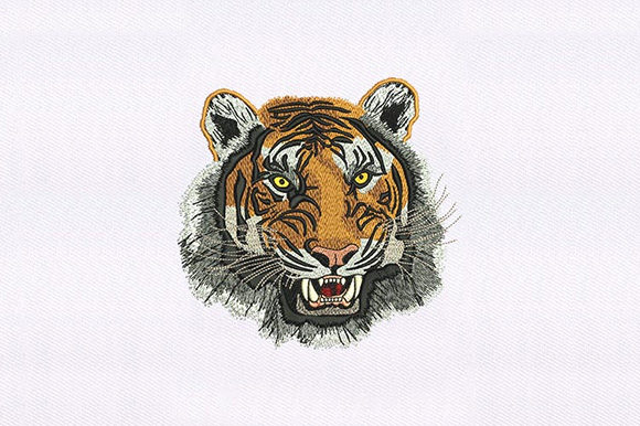 Wild Tiger Face Embroidery Review